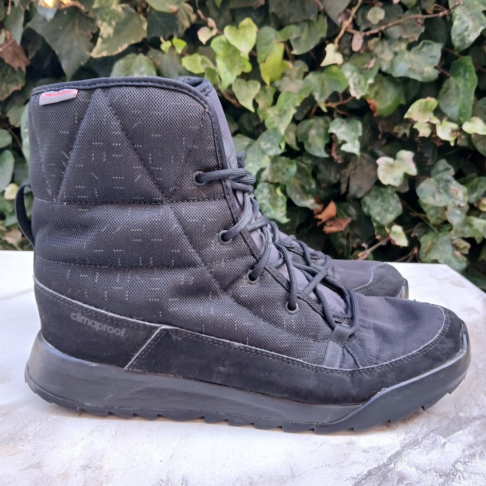 Adidas Women's Choleah Climaproof Size 9 BLACK Boot Mid AQ4261